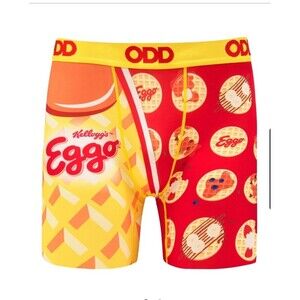 NEW Odd Sox Kelloggs Eggo Waffles Boxer Briefs Underwear Mens Size Large
